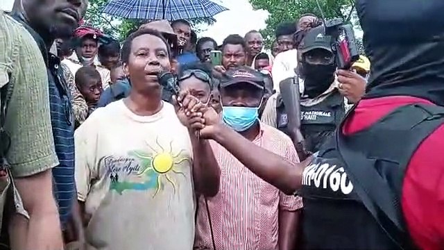 Deklarasyon ansyèn premyè dam repiblik la Martine Moïse nan zòn Marceline ki nan komin Camp-perrin