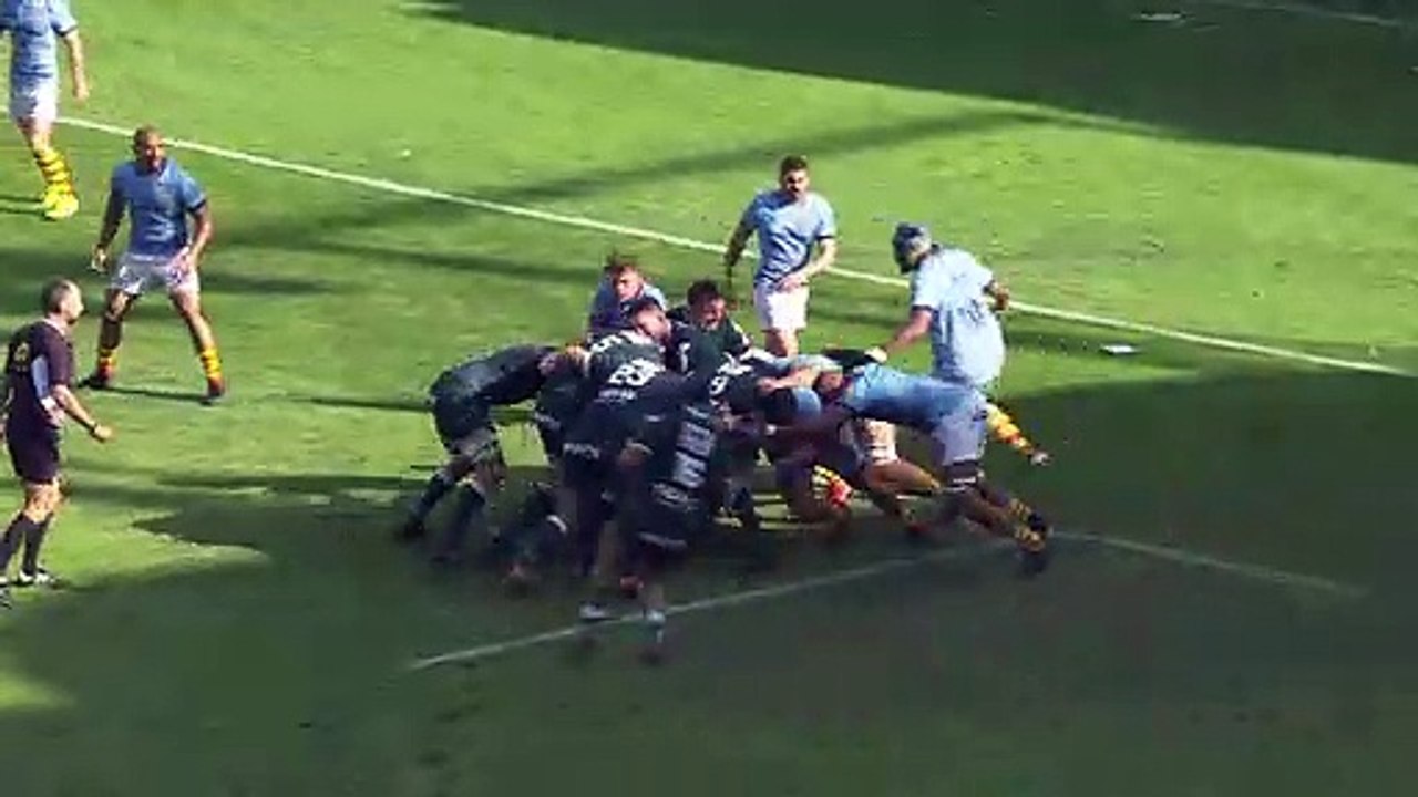 TOP 14 - Essai de Antoine HASTOY (SP) - USA Perpignan - Section Paloise - J05 - Saison 2021/2022