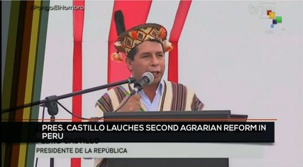 FTS 16:30 03-10: Pedro Castillo lauches second agravian reform in Peru