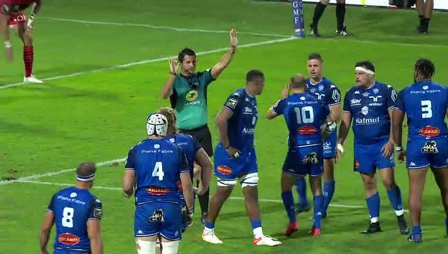 TOP 14 - Essai de Wilfried HOUNKPATIN 2 (CO) - Castres Olympique - RC Toulon - J05 - Saison 2021/2022