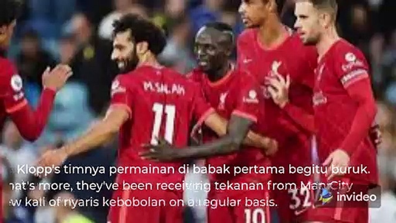 Jurgen Klopp Akui Liverpool Payah di Babak Pertama, Seri Lawan Manchester City