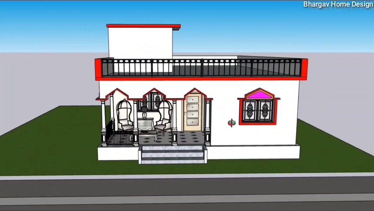 Village Home Design || 3 Bedroom Home Plan || House design ideas || Home plan || Village House Design || Low cost house plan || Low Budget house design ||