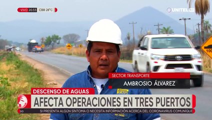 La hidrovía por la que se mueven más de 2 millones de toneladas de carga boliviana no opera desde septiembre