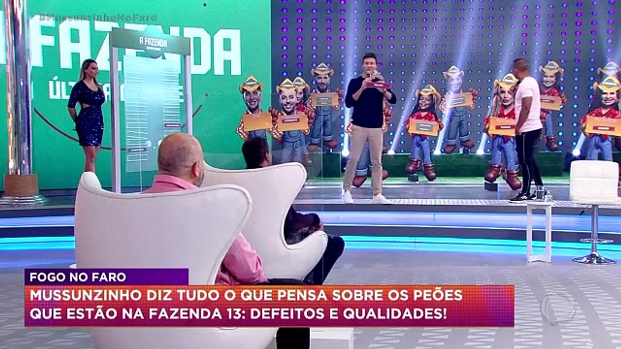 Hora do Faro A Fazenda 13 Última Chance 03/10/2021 Ep. 2 Mussunzinho Parte 2/3