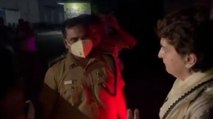 Priyanka Gandhi's heated argument with UP police