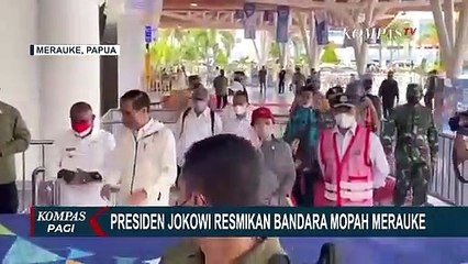 Presiden Joko Widodo Resmikan Bandara Mopah Merauke