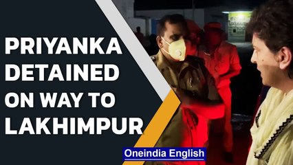 Priyanka Gandhi Vadra detained, 'manhandled', on way to Lakhimpur Kheri | Oneindia News