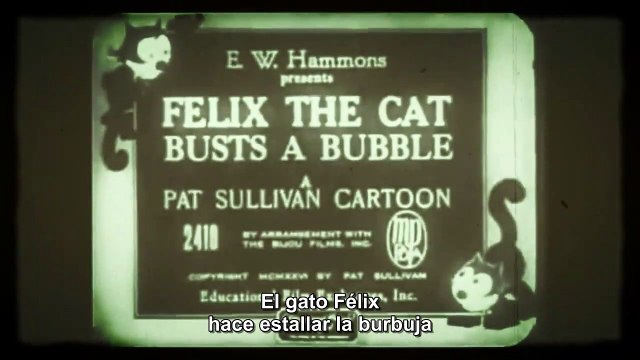 Felix the Cat Bursts a Bubble (El gato Félix hace estallar una burbuja) [31 de Octubre de 1926]