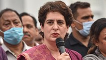 Watch: On way to UP's Lakhimpur, Priyanka Gandhi detained by cops in Hargaon
