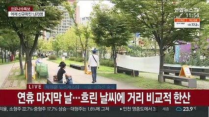 연휴·단풍철 감염 확산 우려…"이동·모임 자제"