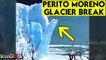 'Argentina: Massive 50m ice block CRUMBLES after breaking off glacier '