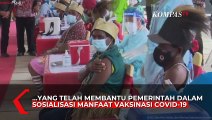 Tinjau Vaksinasi di Papua, Presiden Pastikan Vaksinasi Covid-19 Merata dari Sabang Sampai Merauke