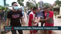 Polres Gorontalo Kembali Terendam Banjir, 41 Tahanan Dievakuasi