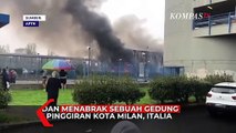 Pesawat Tabrak Gedung di Italia, 8 Orang jadi Korban