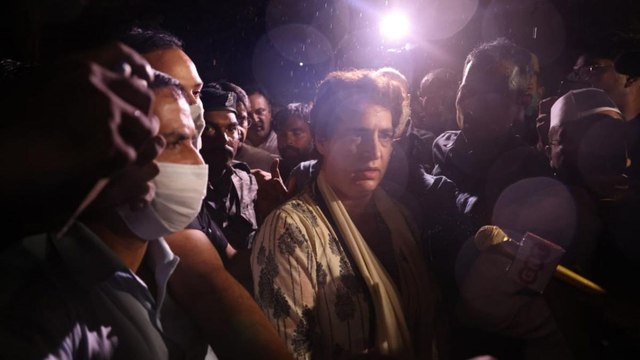 Lakhimpur: UP Police detain Congress Priyanka Gandhi