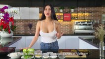 3.Beautiful Girl Cooking-Vietnamese Pho mixed with minced meat R