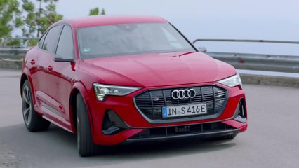 Audi e-tron S Sportback Catalunya Red Driving Video