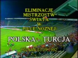 Poland 1-0 Turkey 23.09.1992 - FIFA World Cup 1994 Qualifying Round 2nd Group Matchday 2