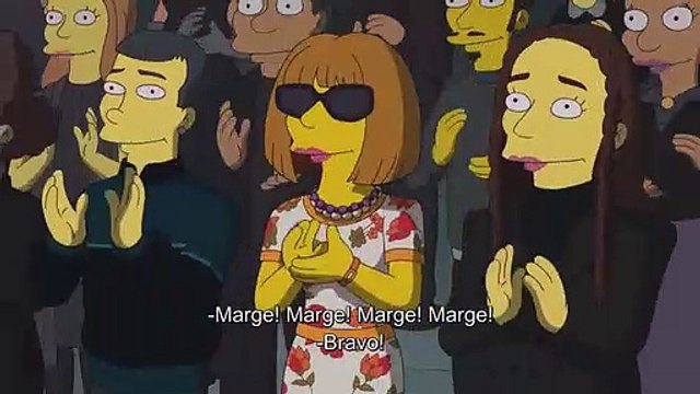 Fashion week: Balenciaga a présenté sa nouvelle collection en diffusant lors de son défilé un épisode inédit des Simpson avec Anna Wintour en guest star