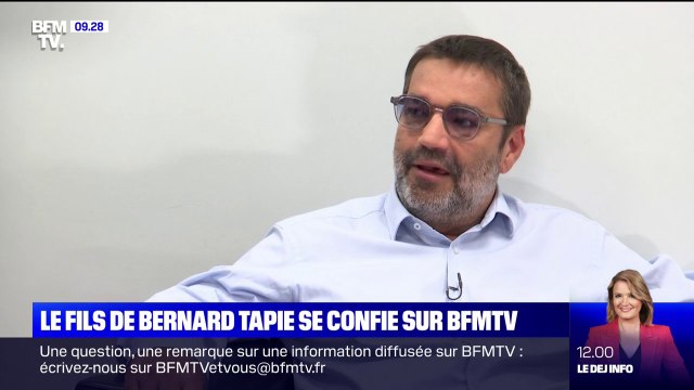 Stéphane Tapie sur la mort de son père: On a tous pensé qu'il allait s'en sortir