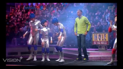 Hole In The Wall Girls rules, boys drool vs Tidal Wave part 1 MNCTV(Indo dub)