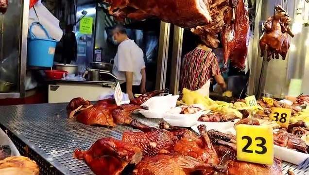 Street Food || China Food || Roasted Chicken Roasted Duck Roasted Pork || Hong Kong Food