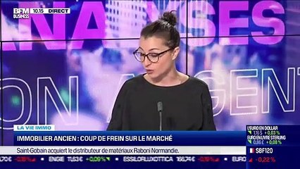 Marie Coeurderoy: Coup de frein sur le marché de l'immobilier ancien - 04/10
