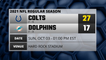 Colts @ Dolphins Game Recap for SUN, OCT 03 - 01:00 PM EST