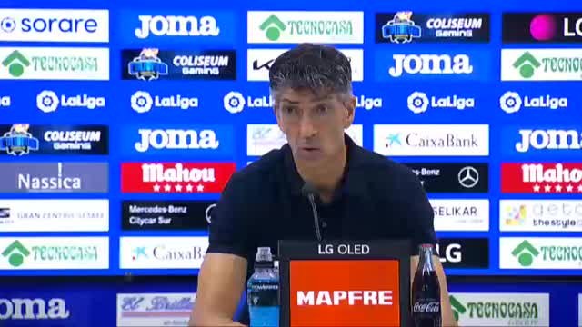 Alguacil sobre Michel: Es un grandísimo entrenador y si tenéis paciencia, el Getafe va a ir para arriba