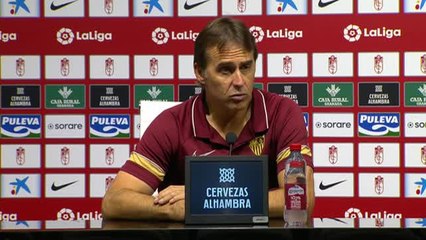 Lopetegui: "Estamos tristes por haber perdido un partido que no merecimos perder, pero en el fútbol valen los goles y no los merecimientos"