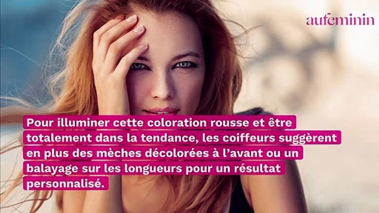 Tendance cheveux : la coloration "Pumpkin Spice" est à adopter cet automne