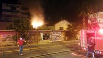 Tarım ilçe müdürlüğü eski binasında korkutan yangın