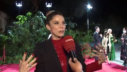 Juana Acosta con pena por que su ex marido, Ernesto Alterio no se llevó galardón