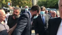 Carles Puigdemont llega al tribunal de Cerdeña
