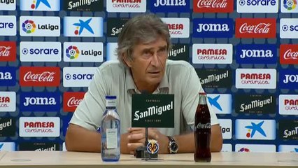 Pellegrini habla de "buen balance" pese a la derrota frente al Villarreal