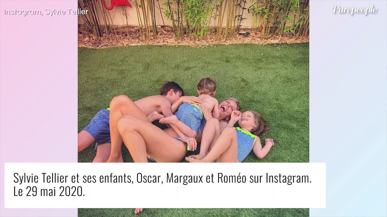 Sylvie Tellier : Son fils Oscar, 11 ans, fait déjà (presque) sa taille, le duo prend la pose