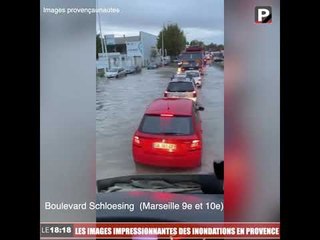 Intempéries : les images impressionnantes des inondations dans les Bouches-du-Rhône