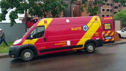 Homem sofre queda em obra no Bairro Alto Alegre e é socorrido pelo Corpo de Bombeiros