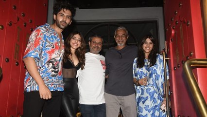 Download Video: Kartik Aryan & Ekta Kapoor At Wrap Up Party Of The Film Freddy