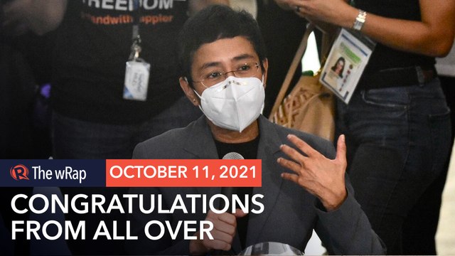 'Important signal': World leaders praise journalists Ressa, Muratov for 2021 Nobel Peace Prize