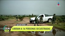 Liberan a 16 personas secuestradas en San Luis Potosí