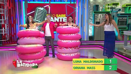 El lado competitivo de Luna y Oriana salió a flote durante el juego de ‘Si lo sabe cante’
