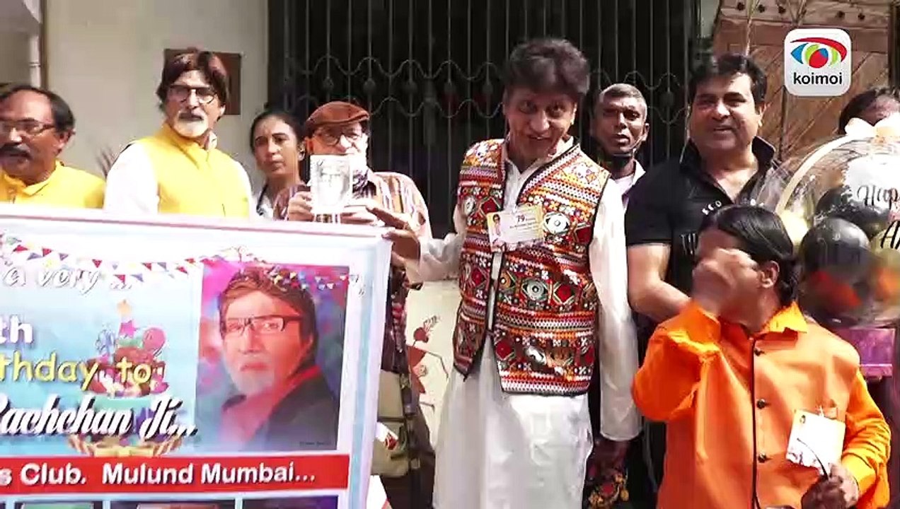 Amitabh Bachchan Celebrates Birthday With Fans Following His Yearly Ritual
