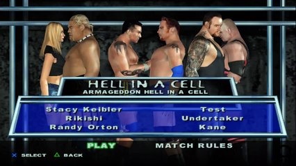 Here Comes the Pain Stacy Keibler(ovr 100) vs Rikishi vs Randy Orton vs Test vs Undertaker vs Kane