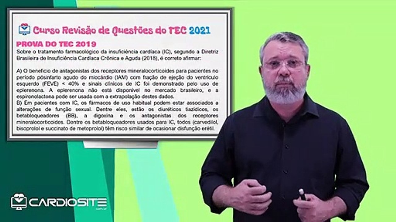 AULA 08 - TEC 2019 - TRATAMENTO FARMACOLÓGICO DA IC.