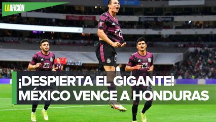 México golea a Honduras y es líder del Octagonal rumbo a Qatar 2022