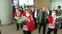 Down Sendromlular Avrupa Oyunları'na katılan özel sporcular İstanbul'a döndü