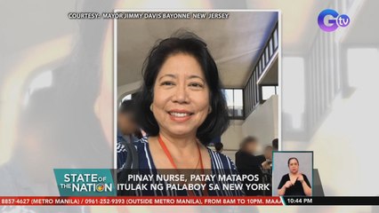 Pinay nurse, patay matapos itulak ng palaboy sa New York | SONA