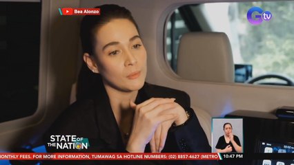 Customized van ni Bea Alonzo, may smart TV, mobile office, light control system at toilet & bath | SONA