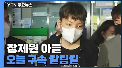 '무면허·경찰 폭행' 장제원 아들, 오늘 구속 갈림길 / YTN